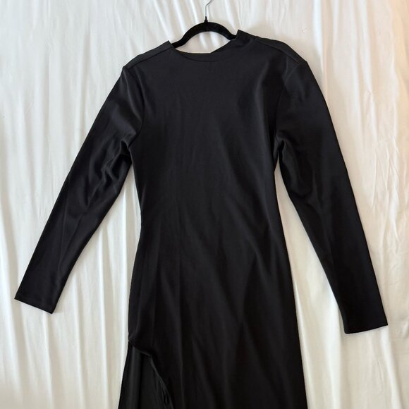 Babyboo - Imelda Maxi Dress, Black, Open Back, High Neck, Button Details, XXL - Picture 7 of 9